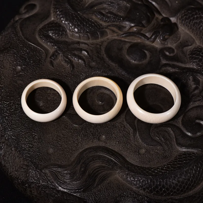 Gu He Mammoth Jade Rings Unisex-1