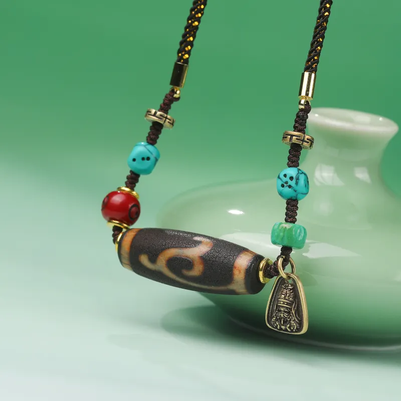 Gu He Jade Necklaces Unisex-2