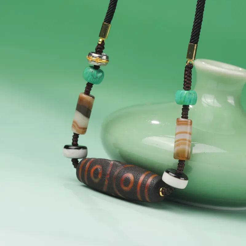 Gu He Jade Necklaces Unisex-3