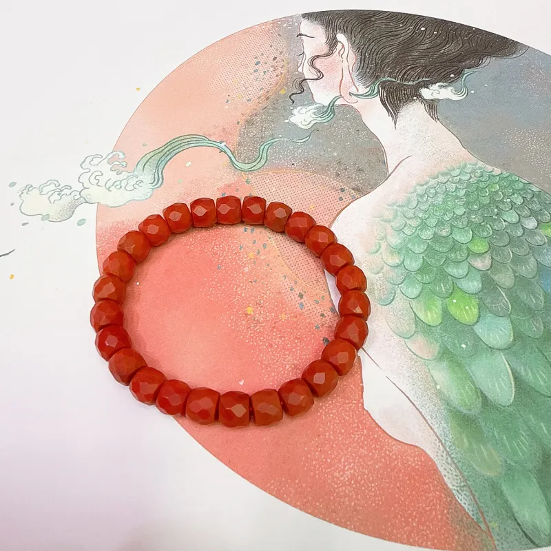 Gu He Southern Red Agate Bracelets Unisex-3
