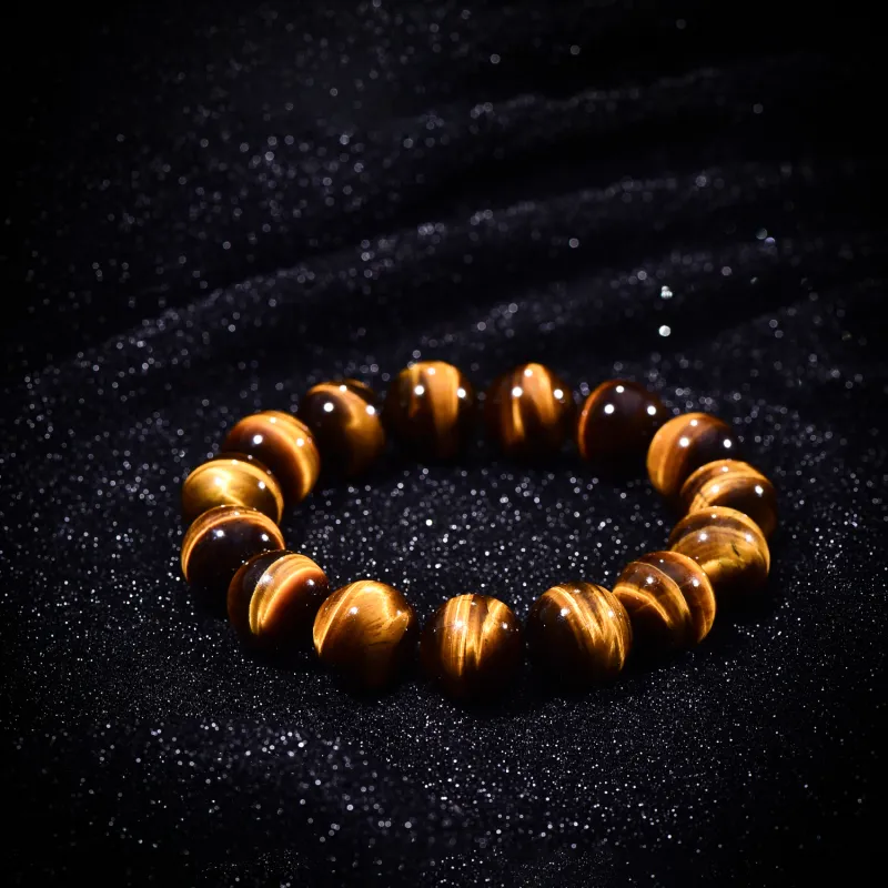Gu He Tiger's Eye Stone Jade Bracelets Unisex-3