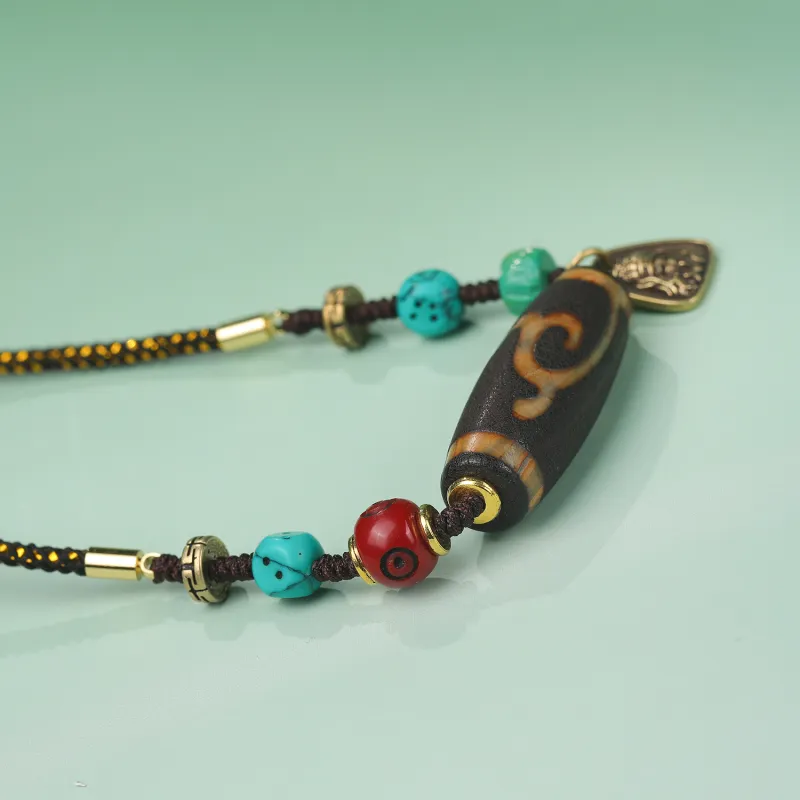 Gu He Jade Necklaces Unisex-5