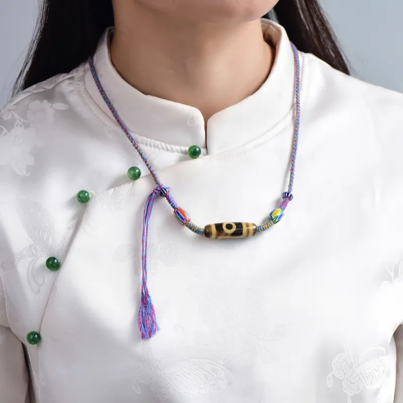 Gu He Jade Necklaces Unisex-6