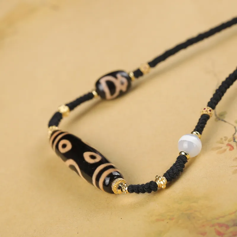 Gu He Jade Necklaces Unisex-5