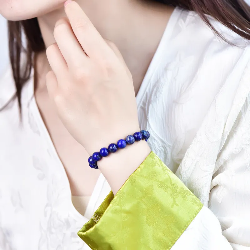 Gu He Lapis Lazuli Jade Bracelets Unisex-2