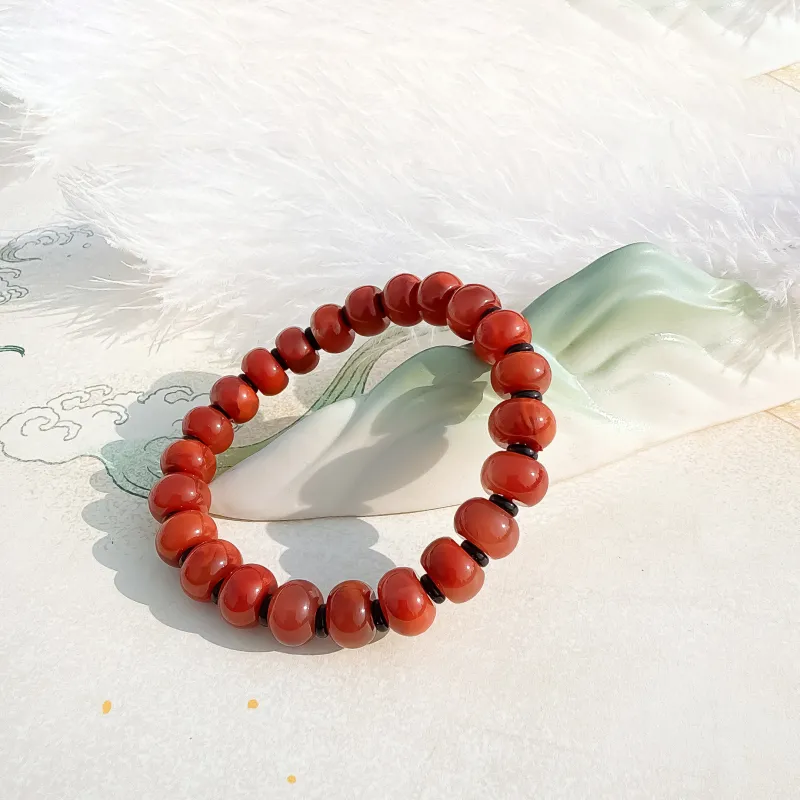 Gu He Southern Red Agate Bracelets Unisex-4