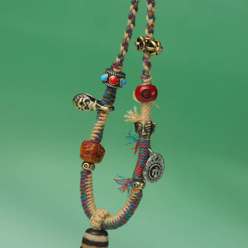 Gu He Jade Necklaces Unisex-5