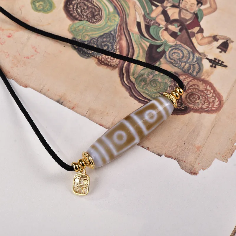 Gu He Jade Necklaces Unisex-5