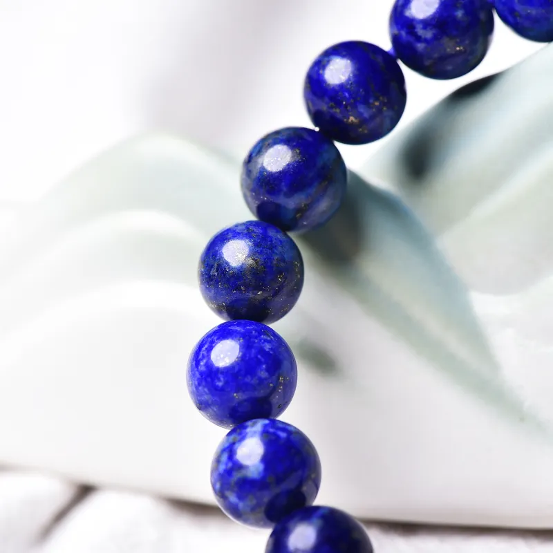 Gu He Lapis Lazuli Jade Bracelets Unisex-4