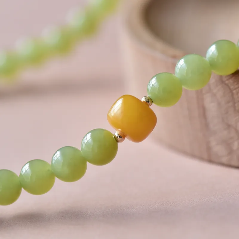 Gu He Bracelets Green Jade Women's-5
