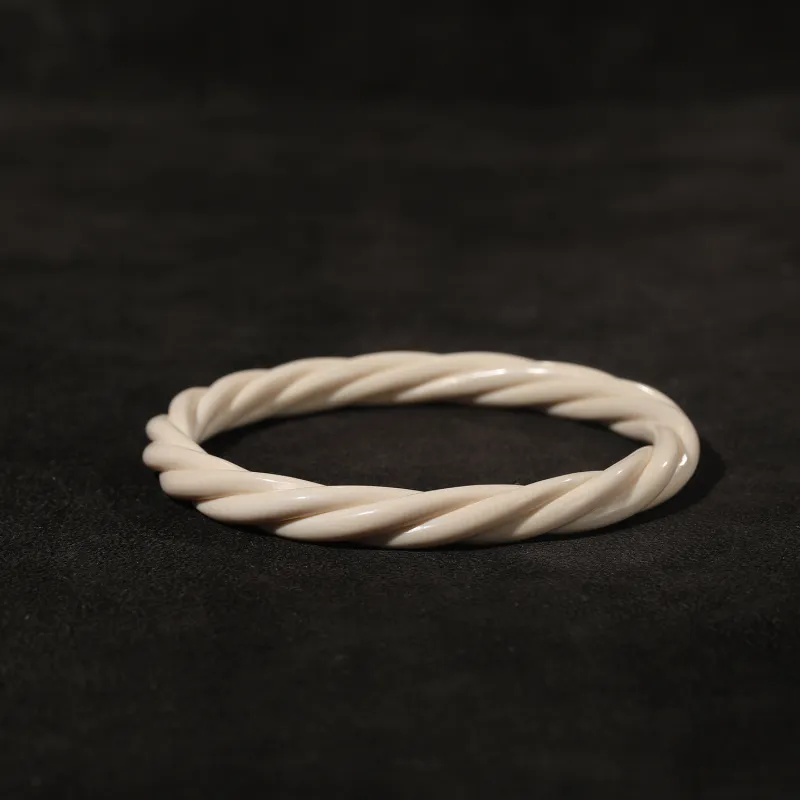 Gu He Mammoth Jade Bangles Unisex-2
