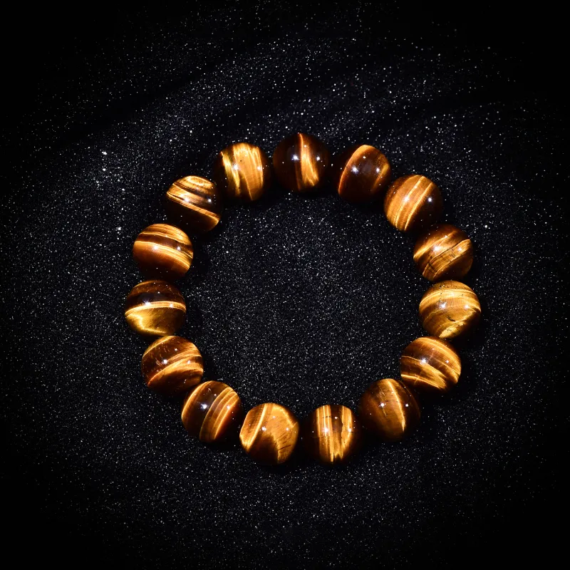 Gu He Tiger's Eye Stone Jade Bracelets Unisex-2