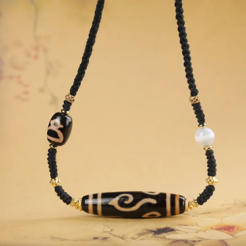 Gu He Jade Necklaces Unisex-3