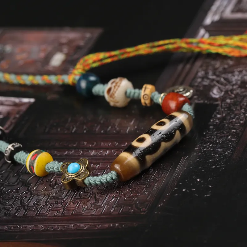 Gu He Agate Jade Necklaces Unisex-2