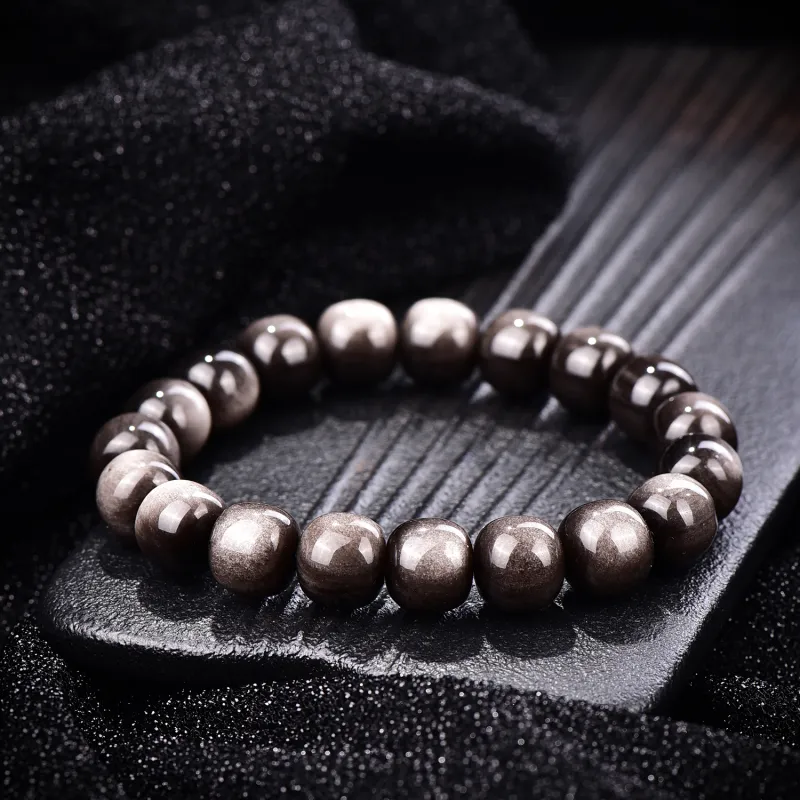 Gu He Obsidian Bracelets Unisex-3