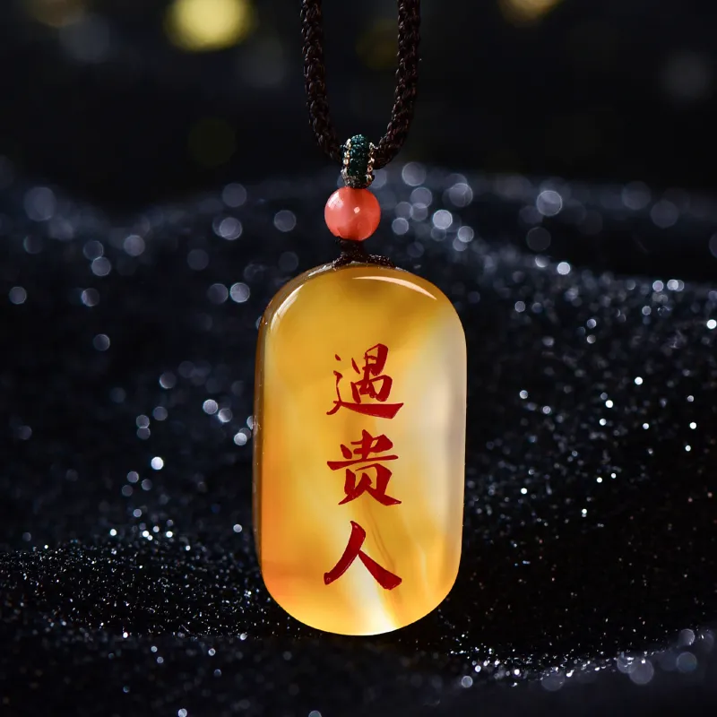 Gu He Jade Necklaces Unisex-2
