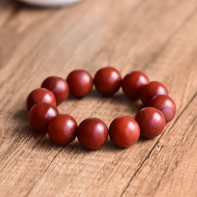 Gu He Southern Red Agate Fine Jade Bracelets Unisex-1