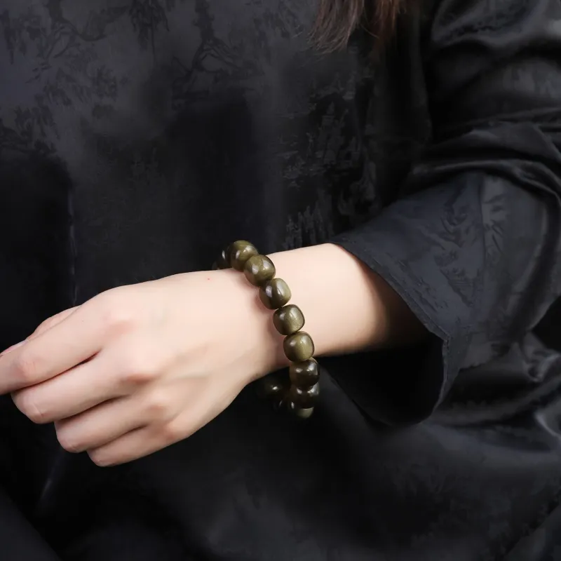 Gu He Obsidian Bracelets Unisex-1
