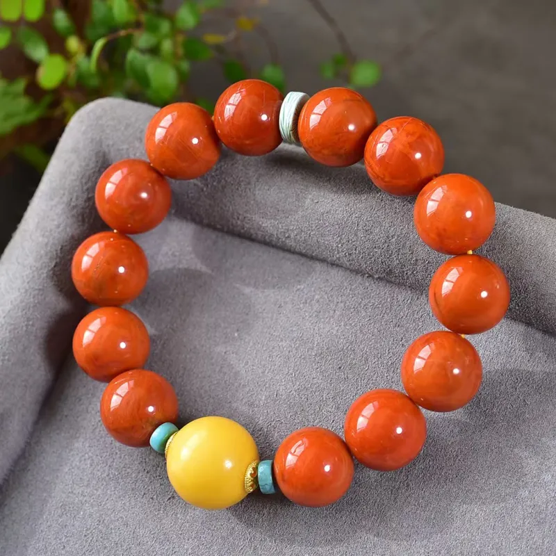 Gu He Southern Red Agate Bracelets Unisex-3