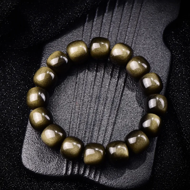 Gu He Obsidian Bracelets Unisex-3