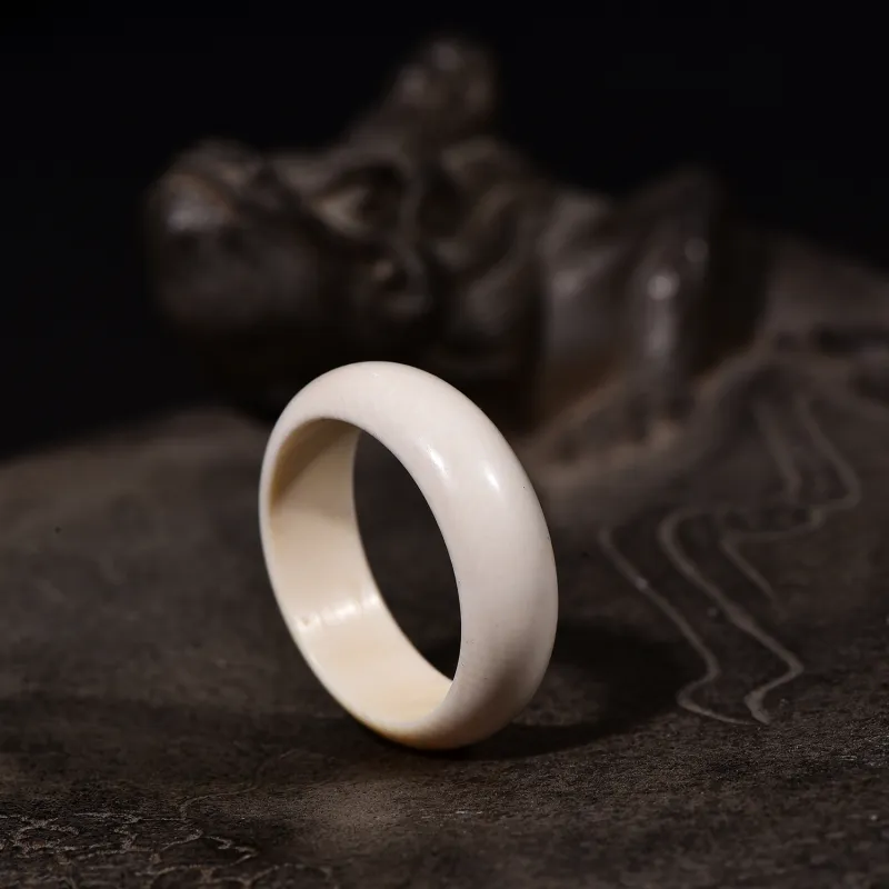 Gu He Mammoth Jade Rings Unisex-4