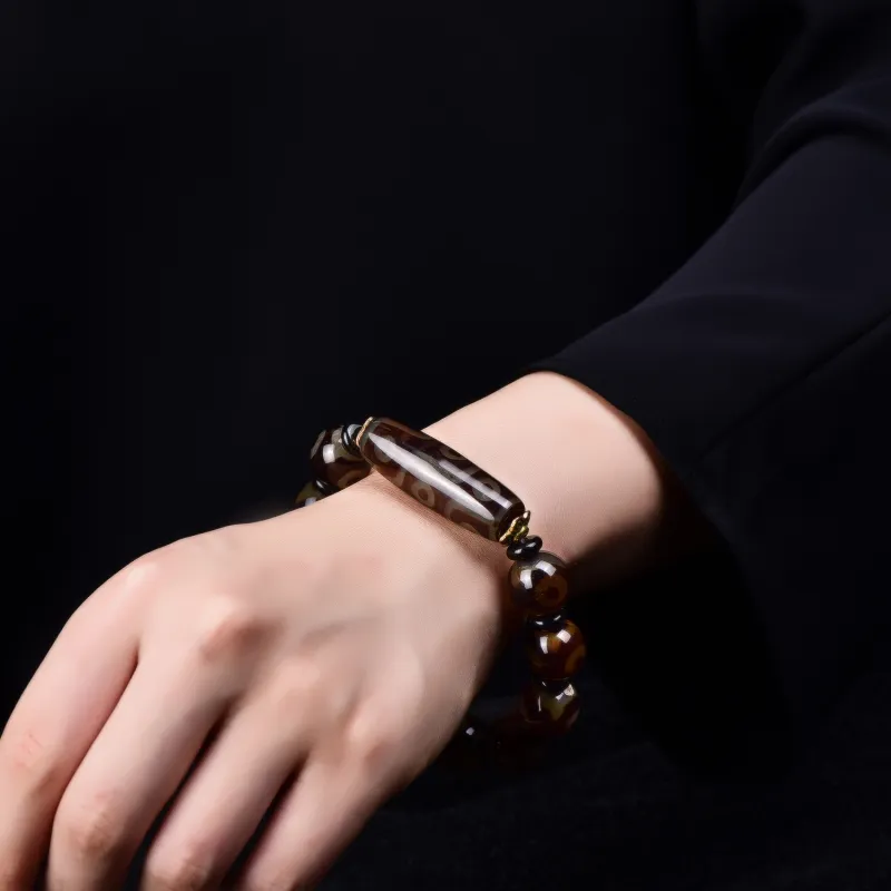 Gu He Agate Jade Bracelets Unisex-5