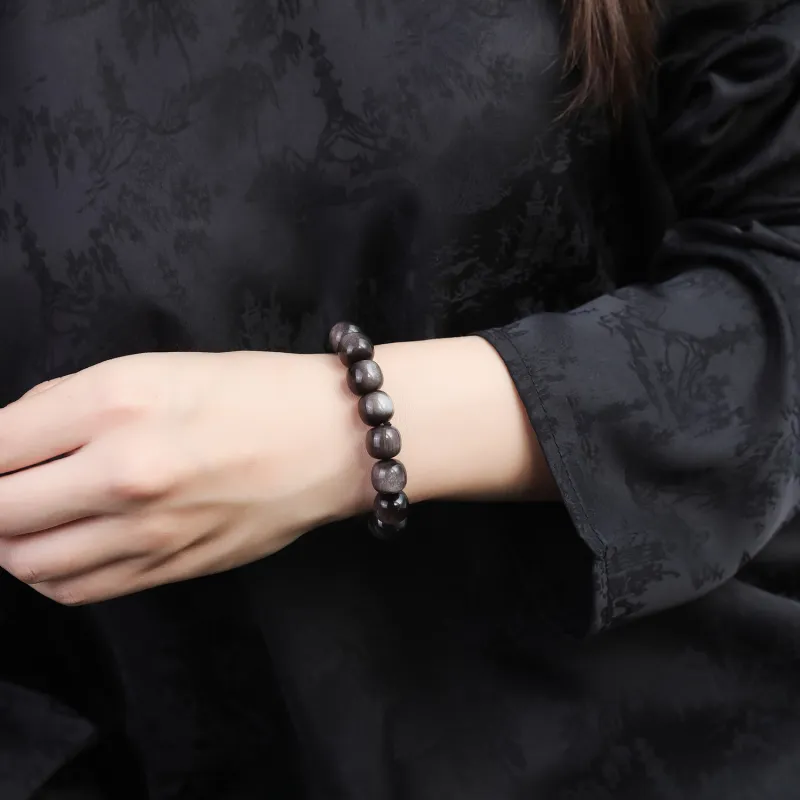 Gu He Obsidian Bracelets Unisex-5
