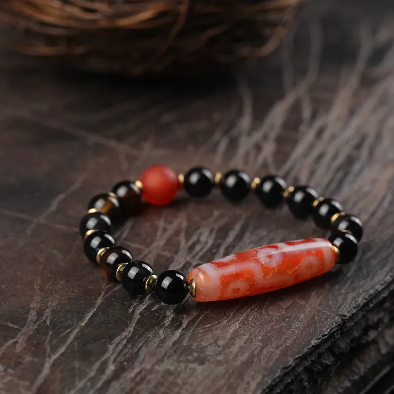 Gu He Agate Jade Bracelets Unisex-7