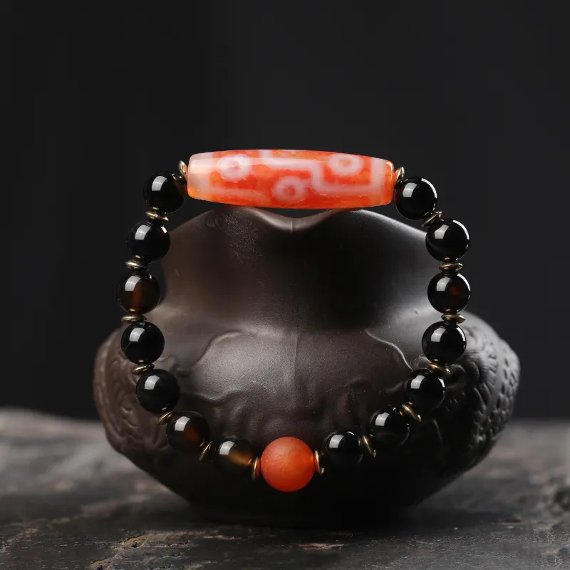 Gu He Agate Jade Bracelets Unisex-3
