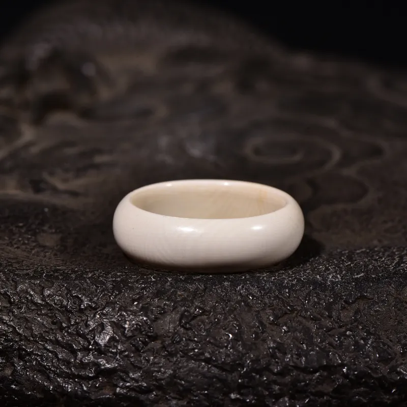 Gu He Mammoth Jade Rings Unisex-2