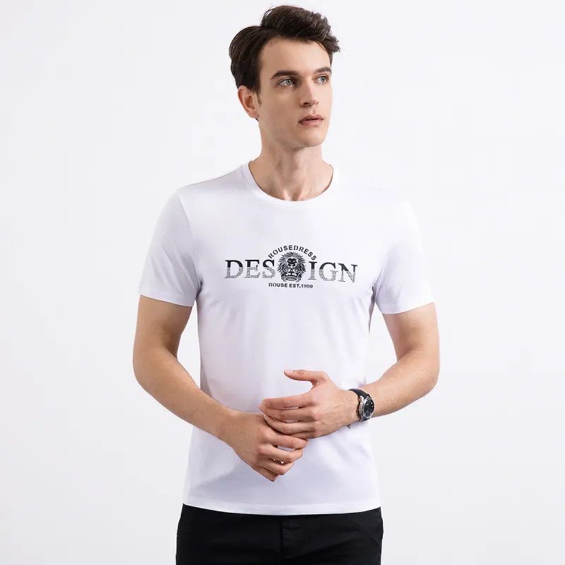 Loz T Shirts Men White-3