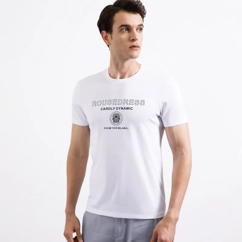 Loz T Shirts Men White-3