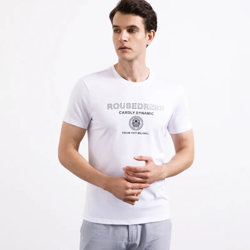 Loz T Shirts Men White-2