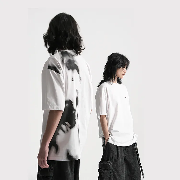 HUANXIANGZHE T Shirts Unisex Black-4