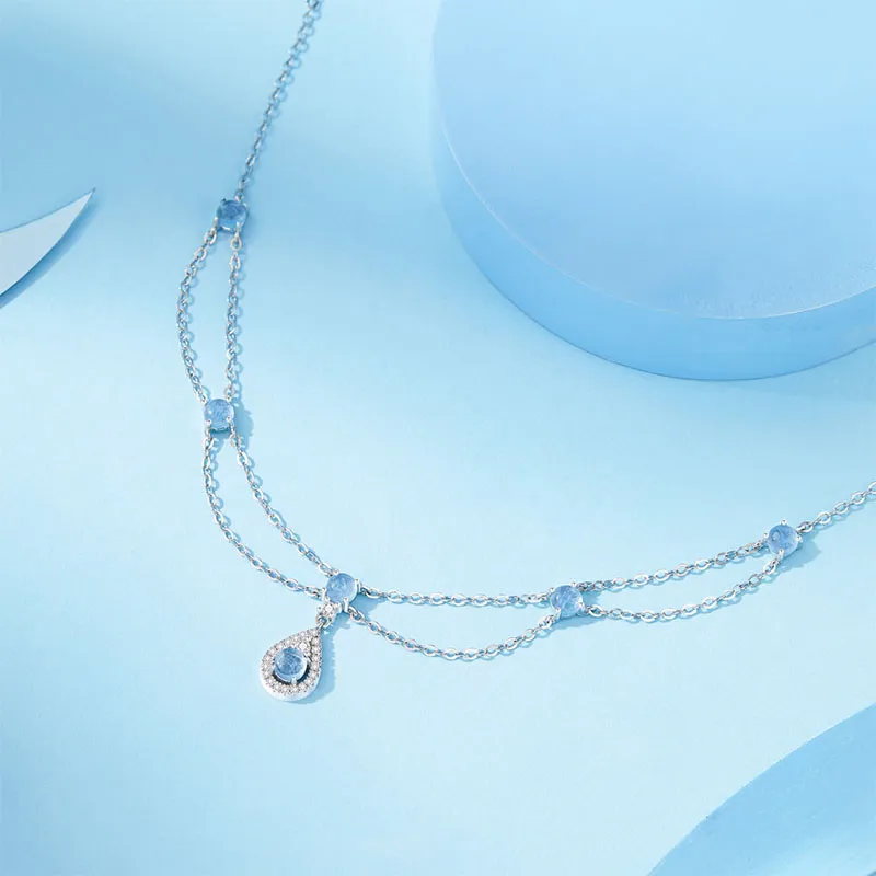 MOVER S925 Silver Necklaces Women's-3