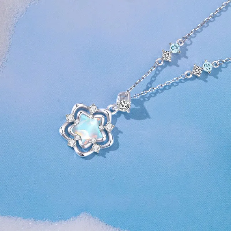 MOVER S925 Silver Necklaces Women's-4