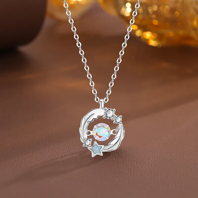 MOVER S999 Fine Silver Necklaces Women's-5