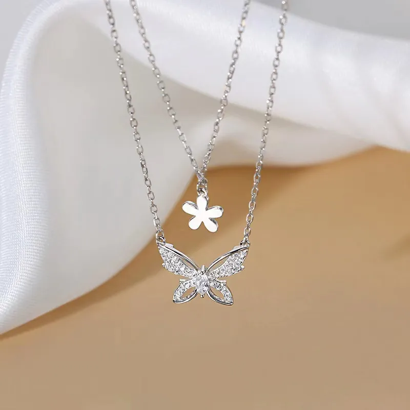 MOVER S925 Silver Necklaces Women's-4