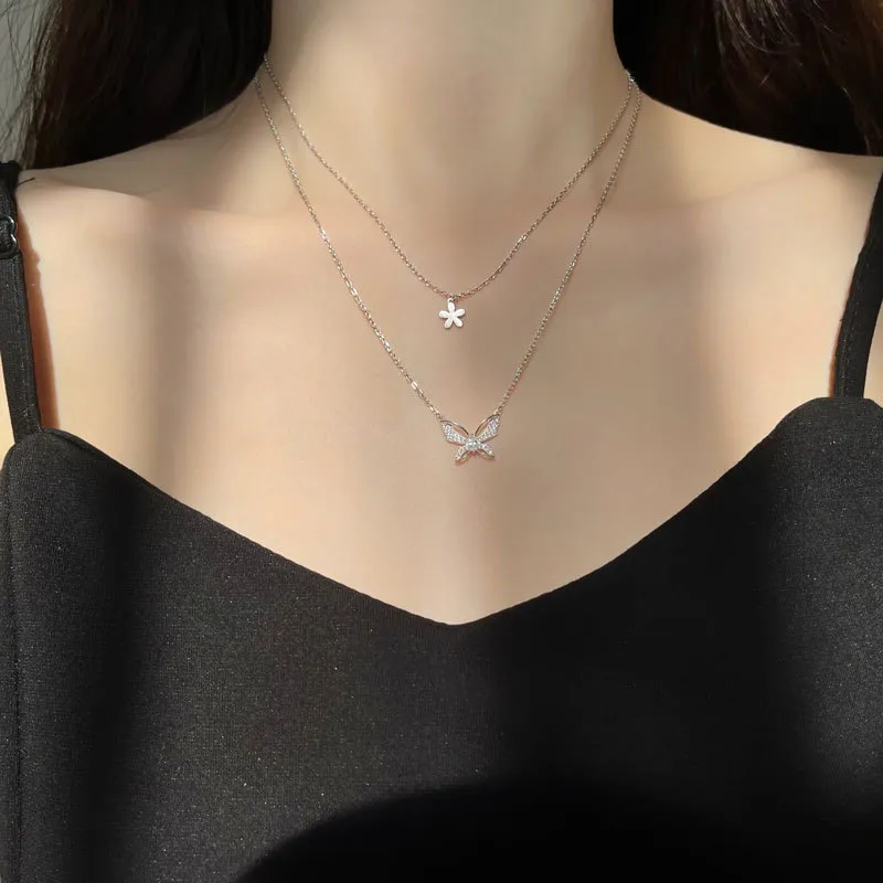 MOVER S925 Silver Necklaces Women's-2