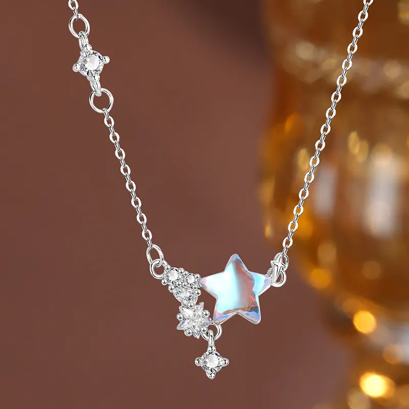 MOVER S999 Fine Silver Necklaces Women's-4