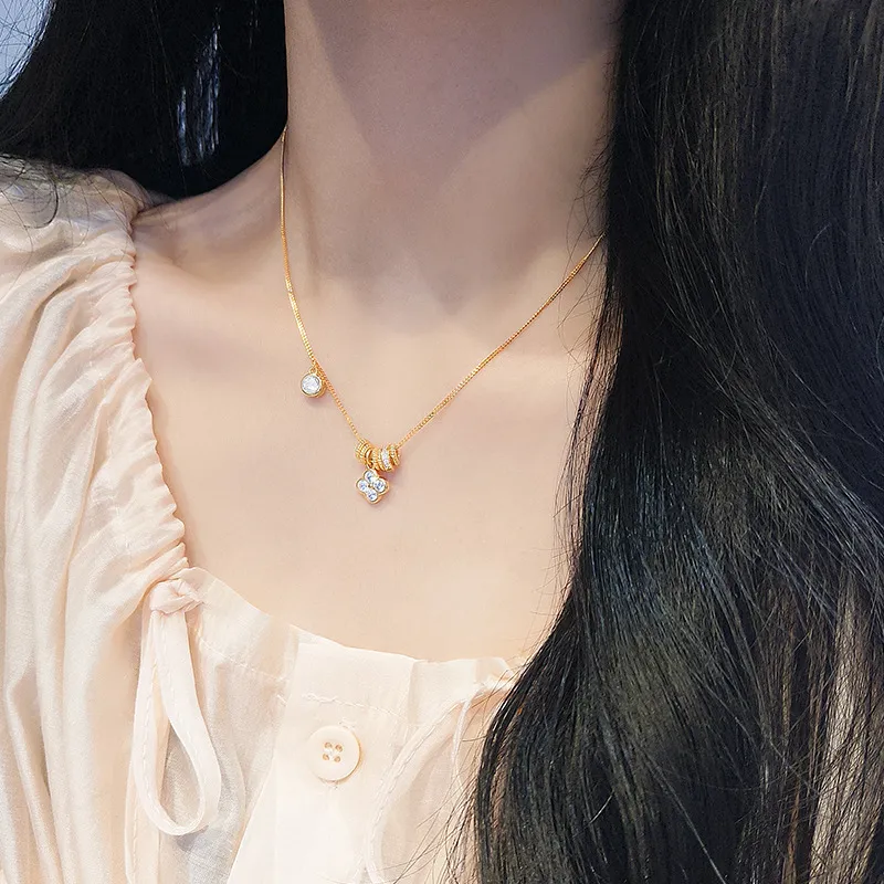 MOVER S925 Silver Necklaces Women's-2