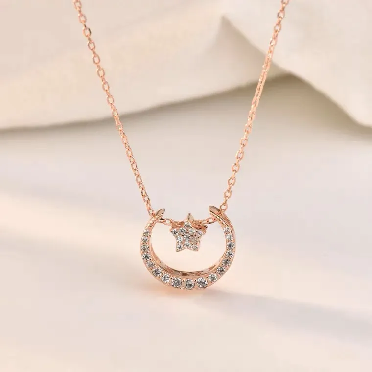 MOVER S925 Silver Necklaces Women's-4