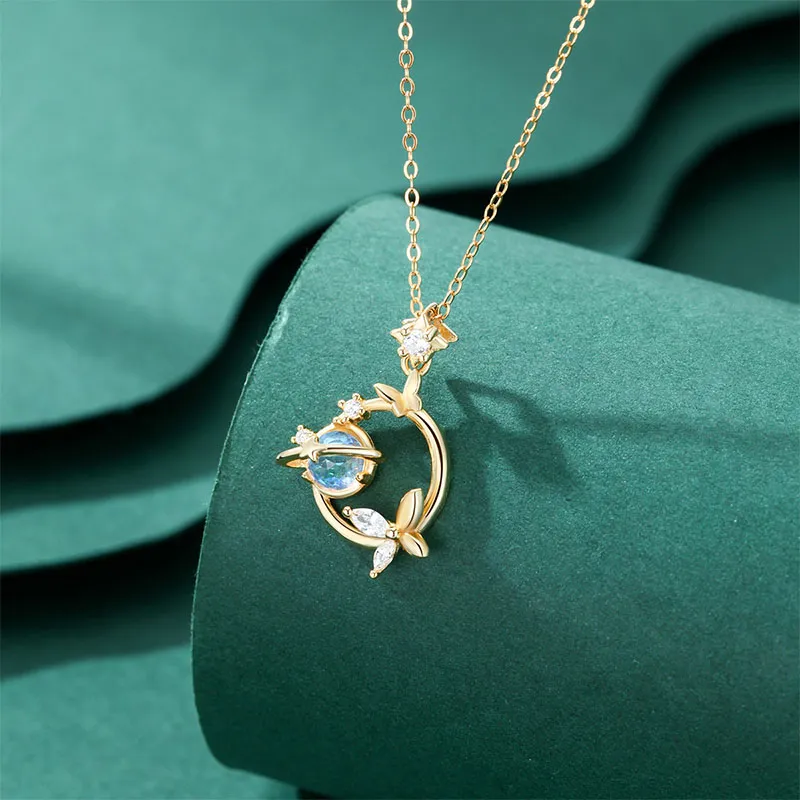 MOVER S999 Fine Silver Necklaces Women's-4