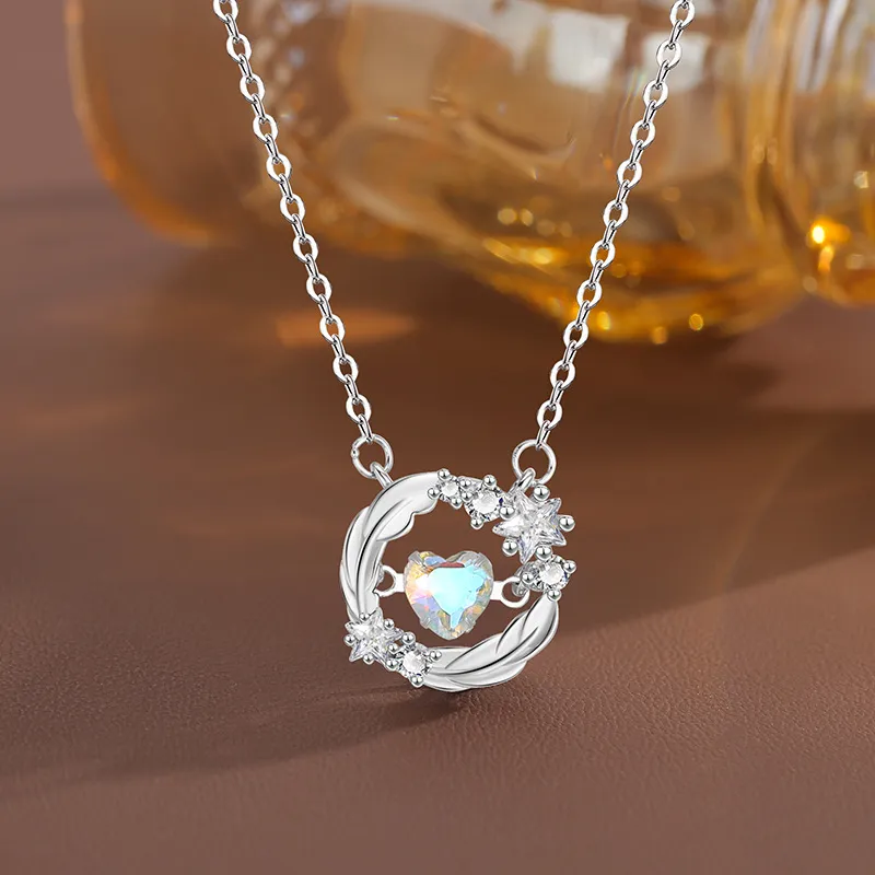 MOVER S999 Fine Silver Necklaces Women's-5