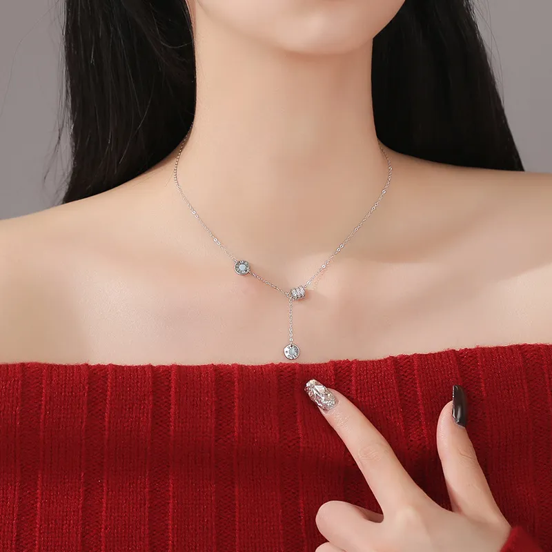 MOVER S999 Fine Silver Necklaces Women's-2