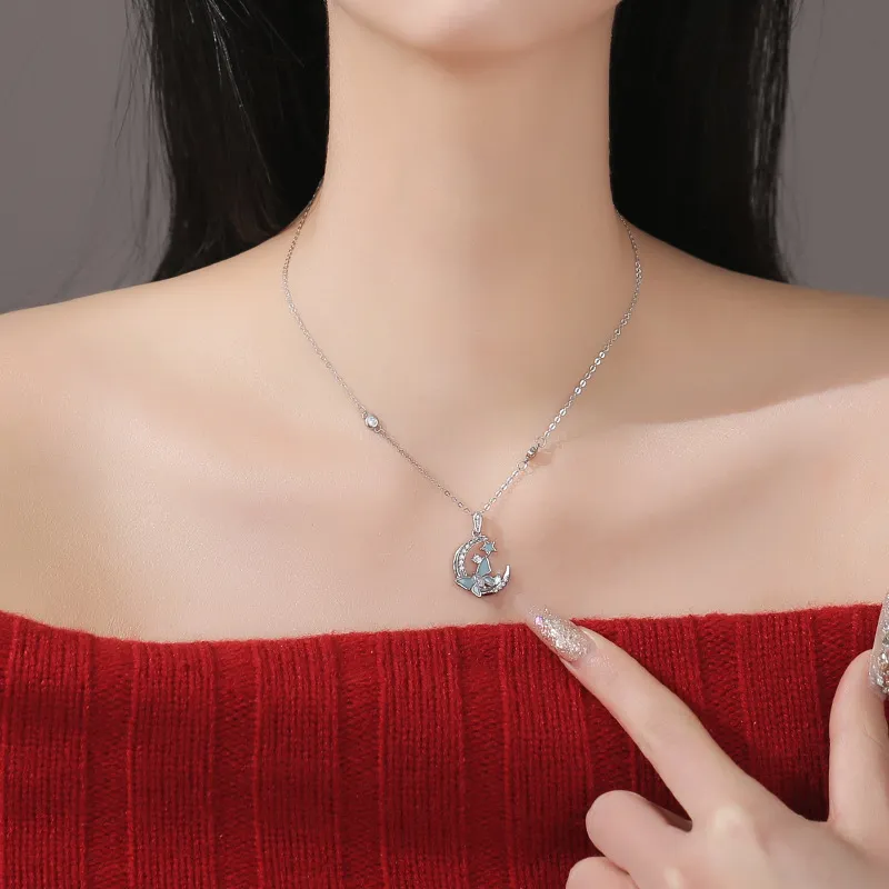 MOVER S999 Fine Silver Necklaces Women's-1