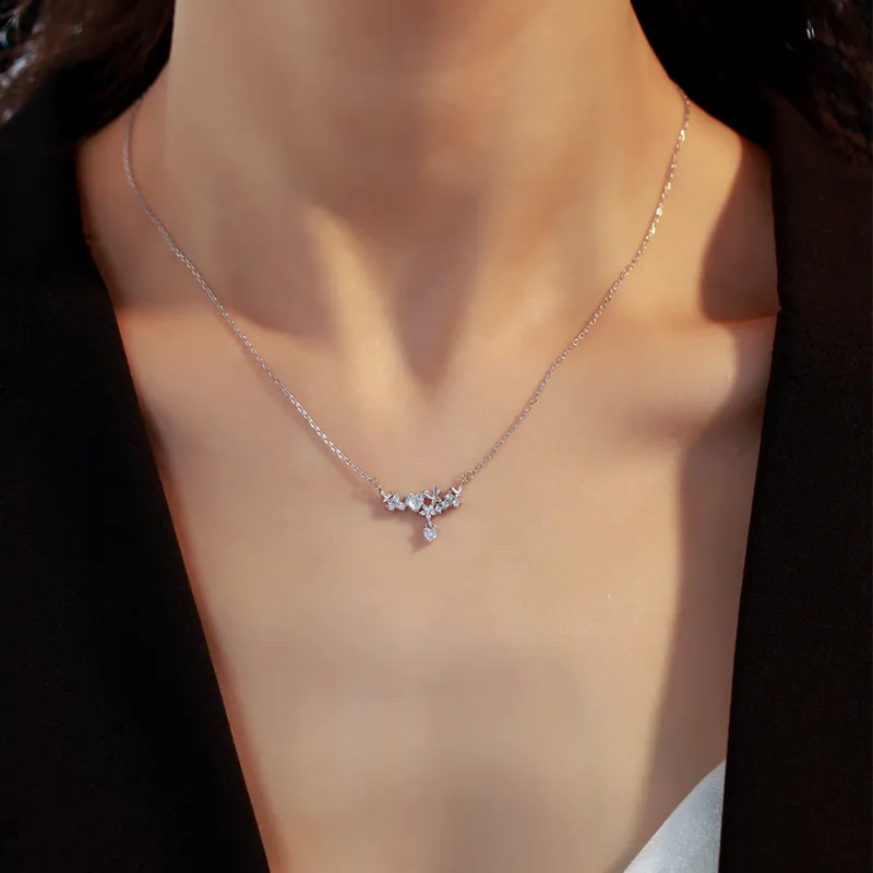 MOVER S999 Fine Silver Necklaces Women's-2