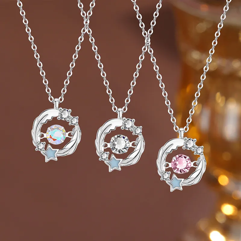 MOVER S999 Fine Silver Necklaces Women's-6
