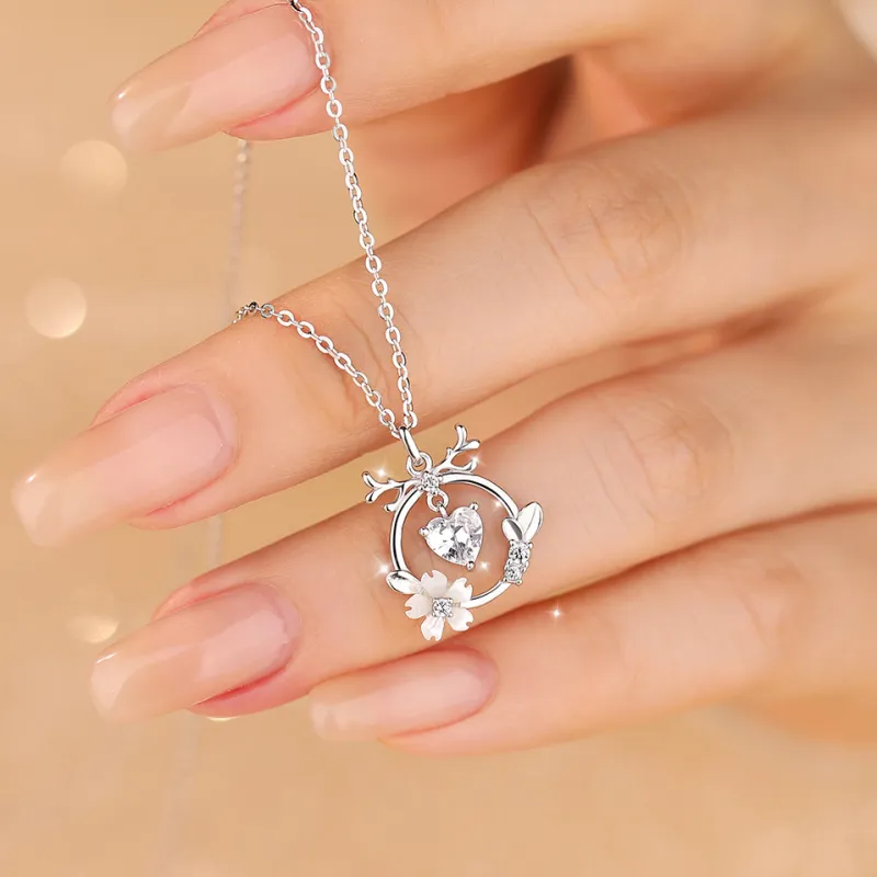 MOVER S925 Silver Necklaces Women's-2