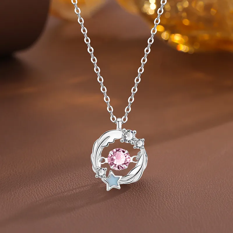 MOVER S999 Fine Silver Necklaces Women's-3